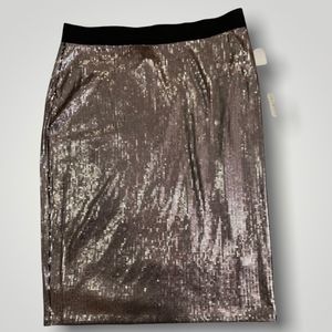 White + Warren Sequin Pencil Skirt  Medium